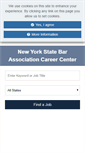 Mobile Screenshot of jobs.nysba.org
