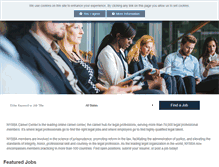 Tablet Screenshot of jobs.nysba.org